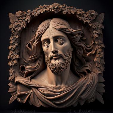 3D model st jesus (STL)